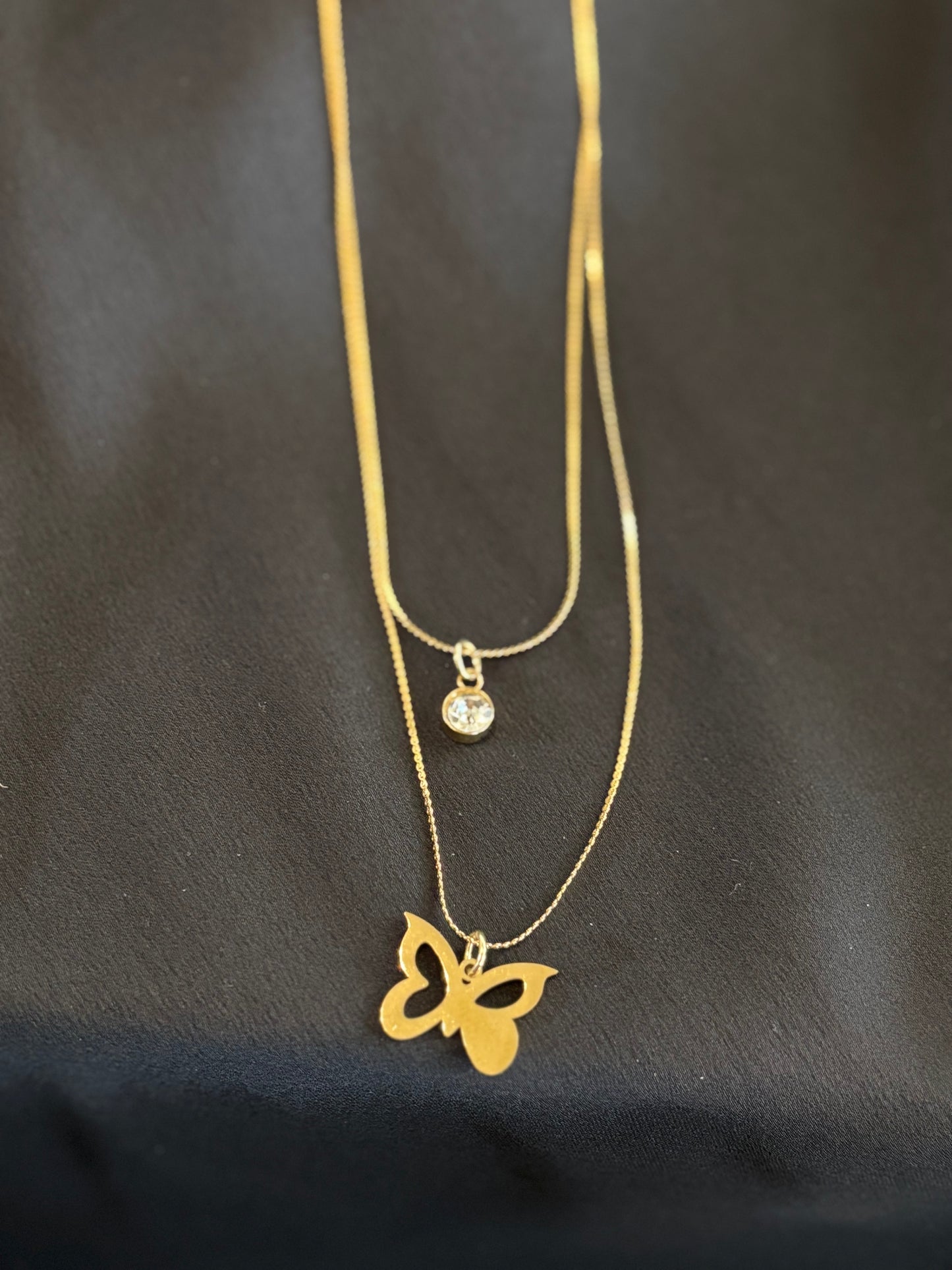 Imperial Roots Necklace with Stainless Steel Chain - with Pendant