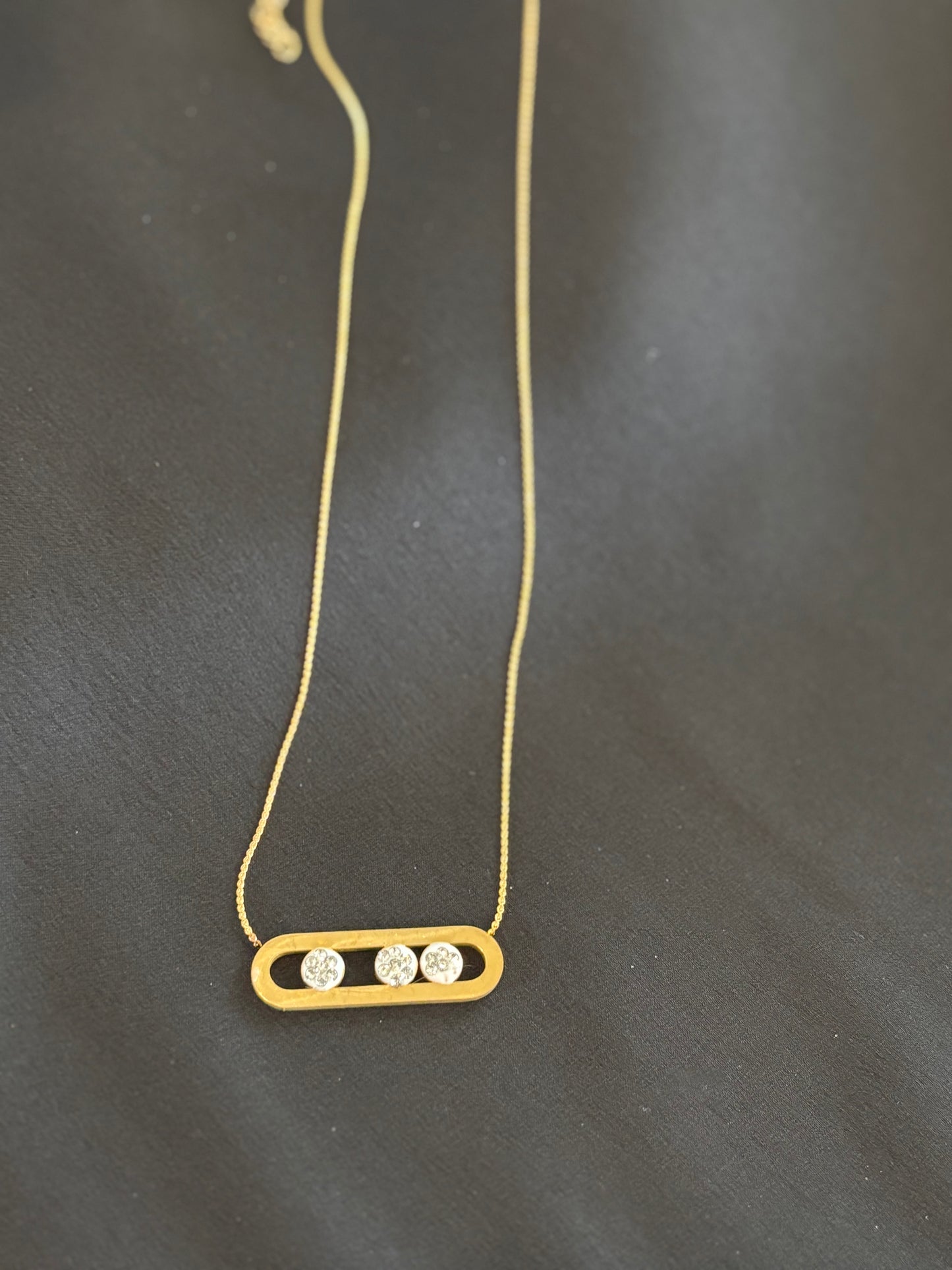 Imperial Roots Necklace with Stainless Steel Chain - with Pendant