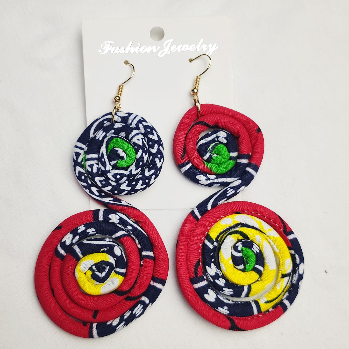 Ankara Rope Earrings