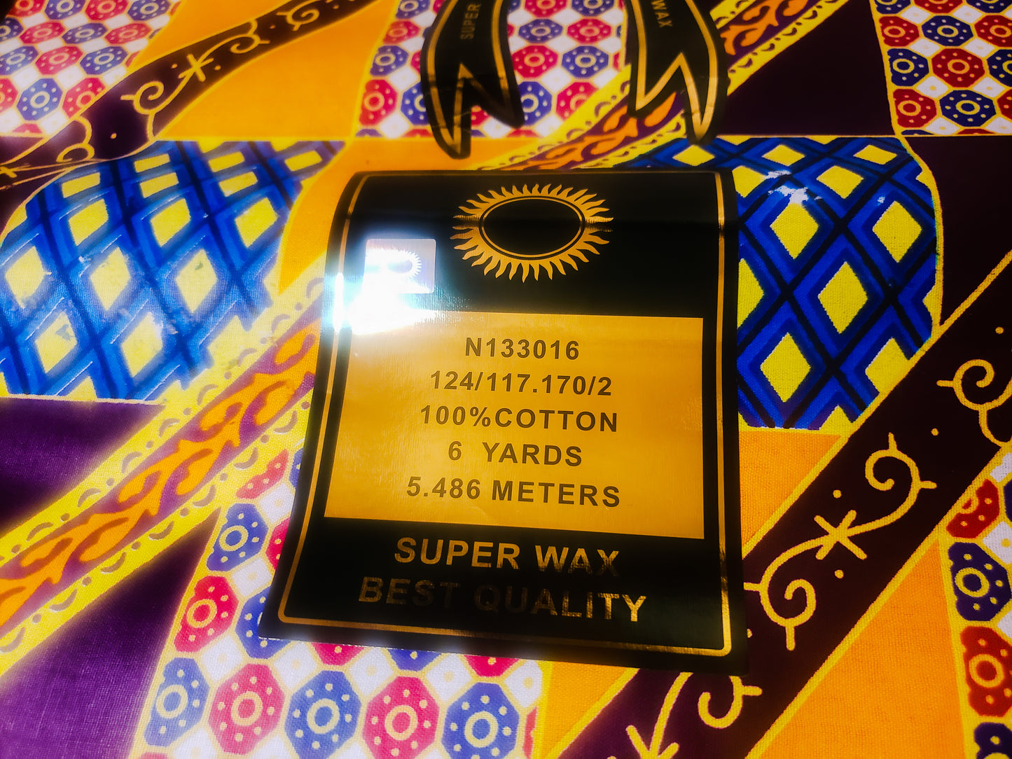 African Print Fabric for sewing - 6 yard