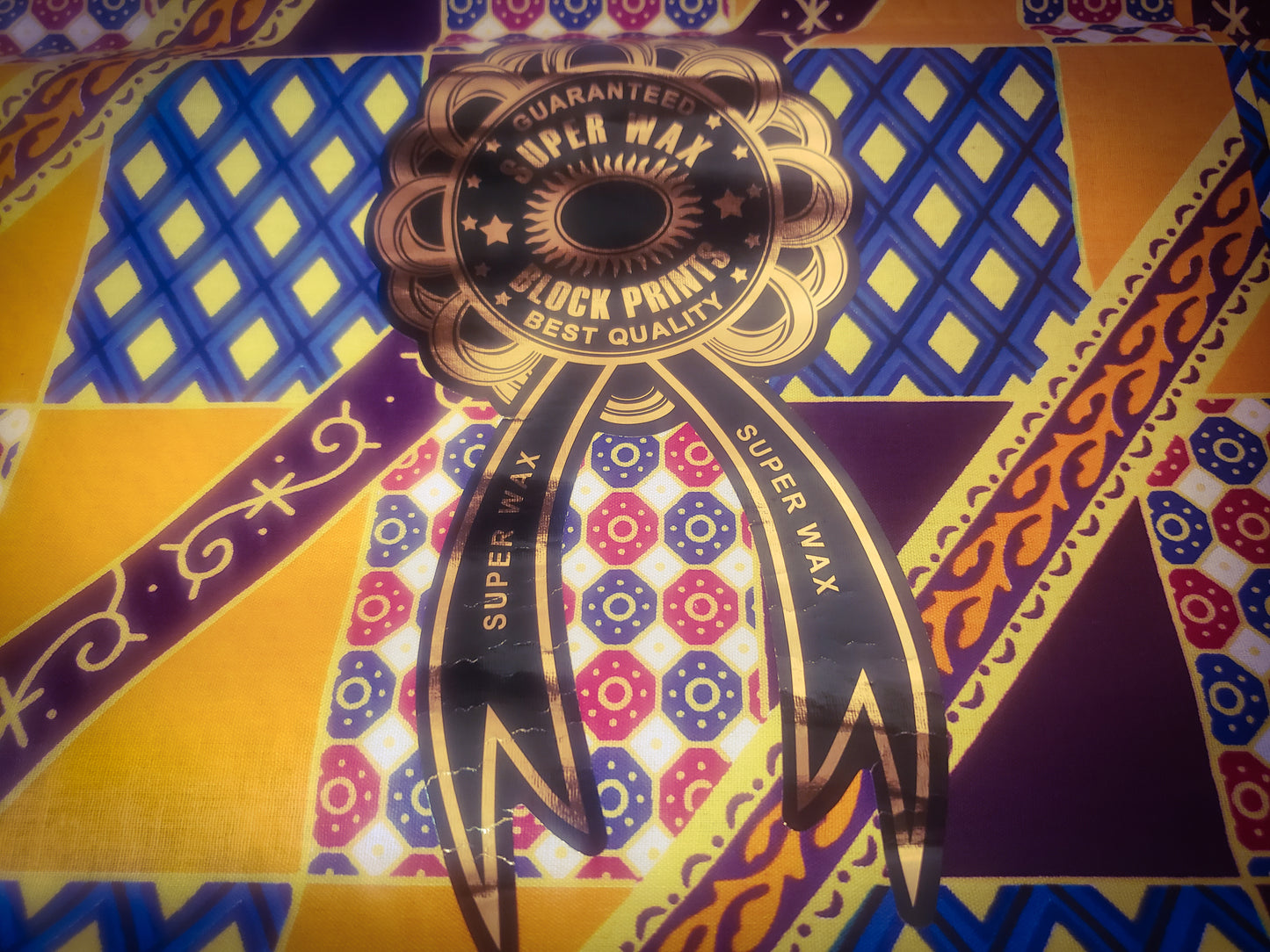 African Print Fabric for sewing - 6 yard