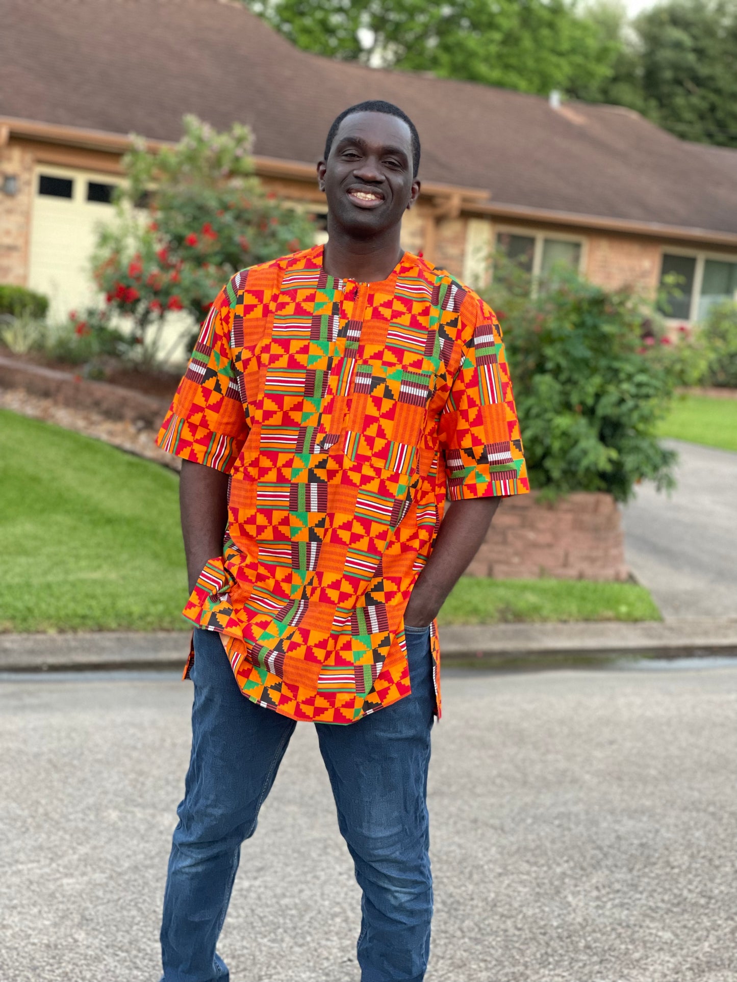 Afuom Unisex Kente Shirt