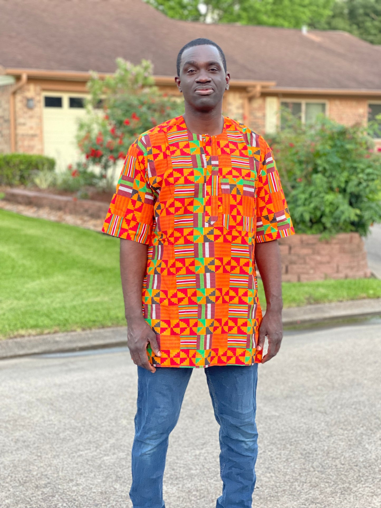 Afuom Unisex Kente Shirt