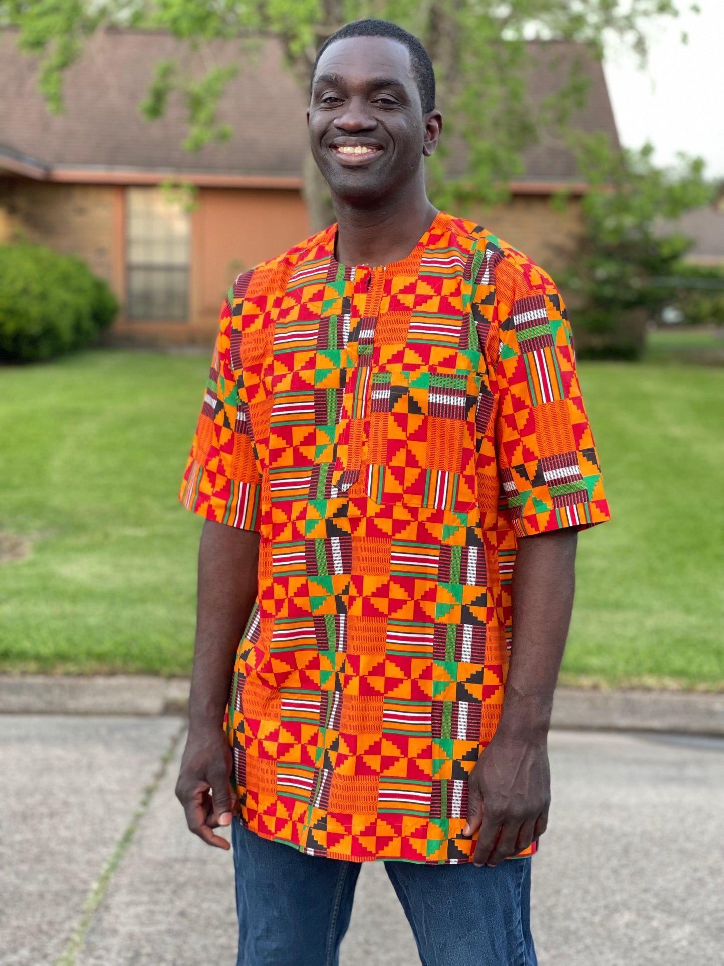 Afuom Unisex Kente Shirt