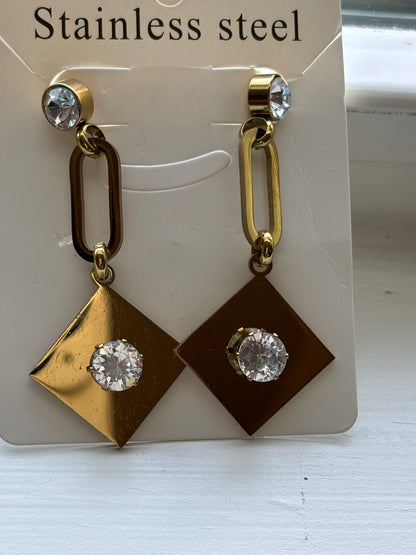Imperial Roots Stainless Steel Earrings
