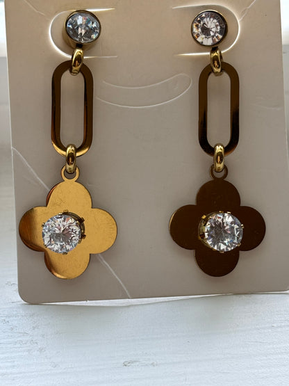 Imperial Roots Stainless Steel Earrings