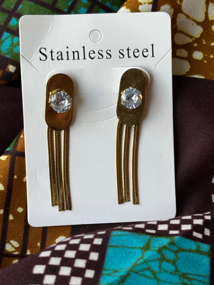 Imperial Roots Stainless Steel Earrings