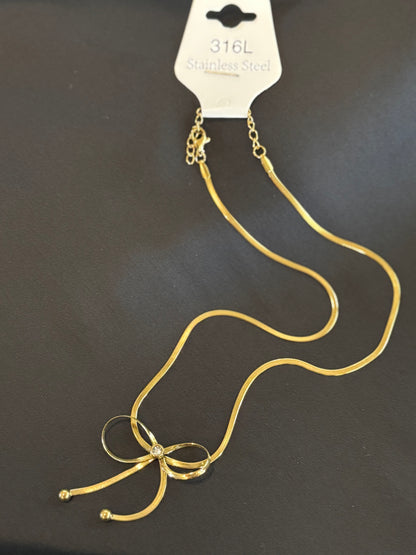 Imperial Roots Necklace with Stainless Steel Chain - with Pendant