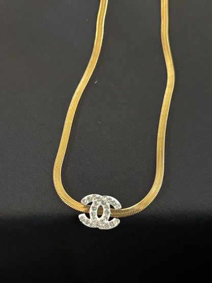 Imperial Roots Necklace with Stainless Steel Chain - with Pendant