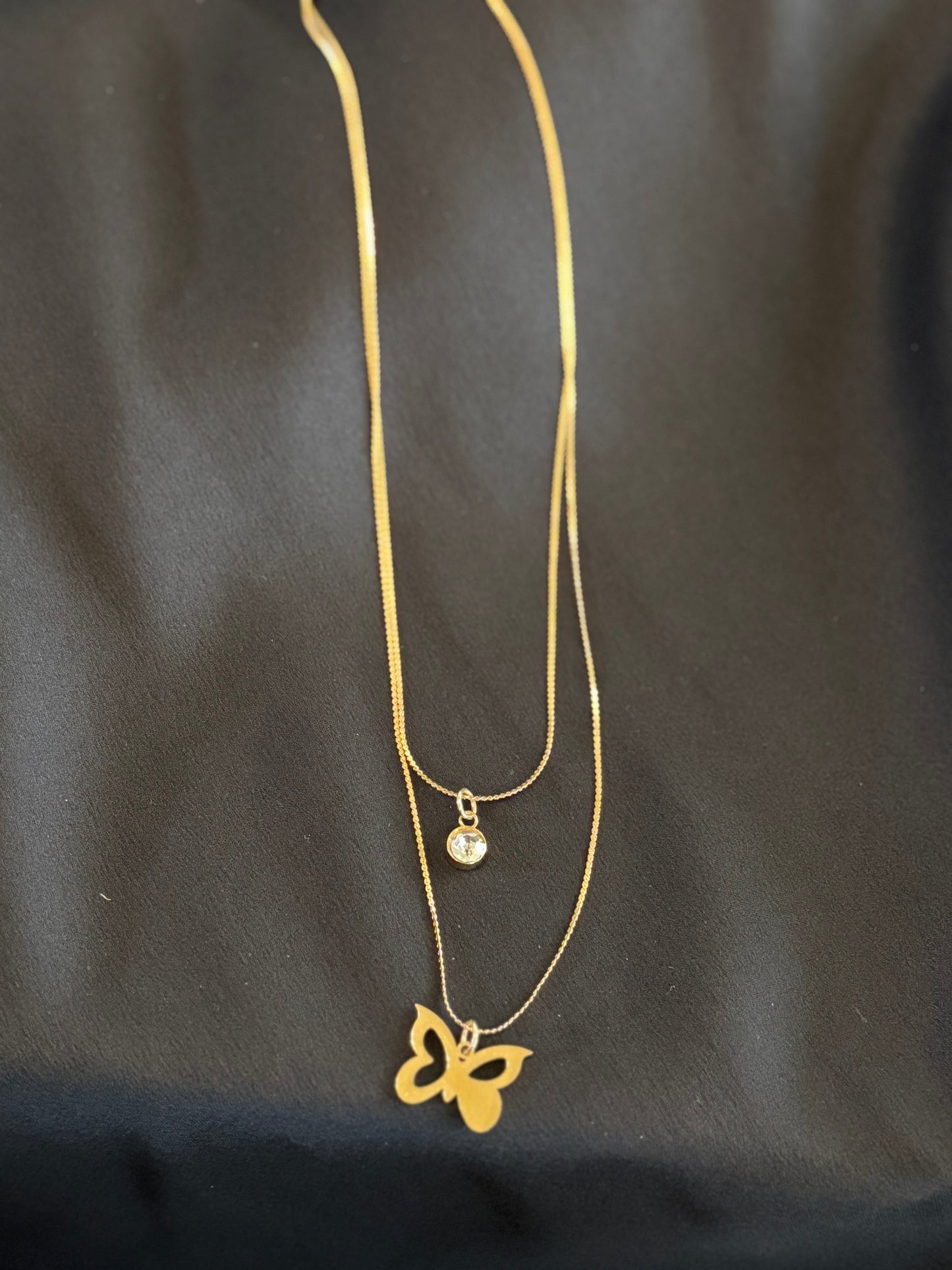 Imperial Roots Necklace with Stainless Steel Chain - with Pendant