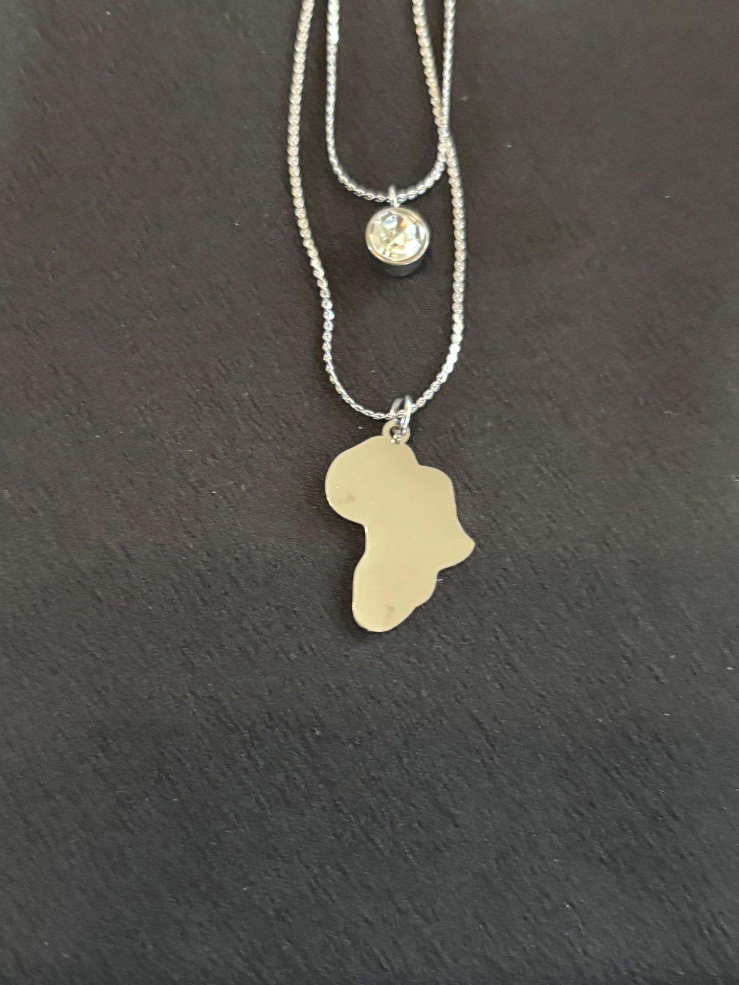 Imperial Roots Necklace with Stainless Steel Chain - with Pendant