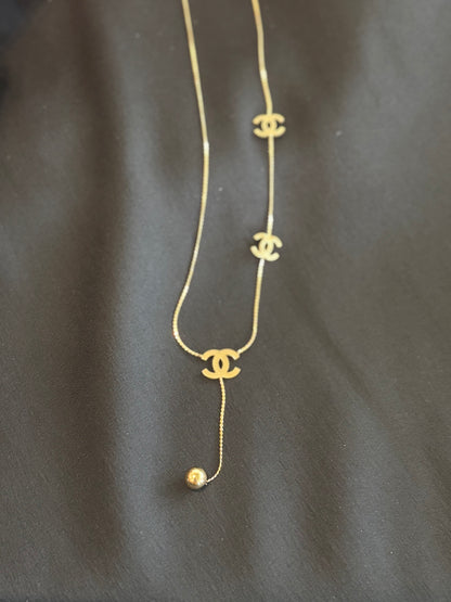Imperial Roots Necklace with Stainless Steel Chain - with Pendant