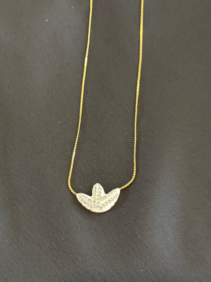 Imperial Roots Necklace with Stainless Steel Chain - with Pendant