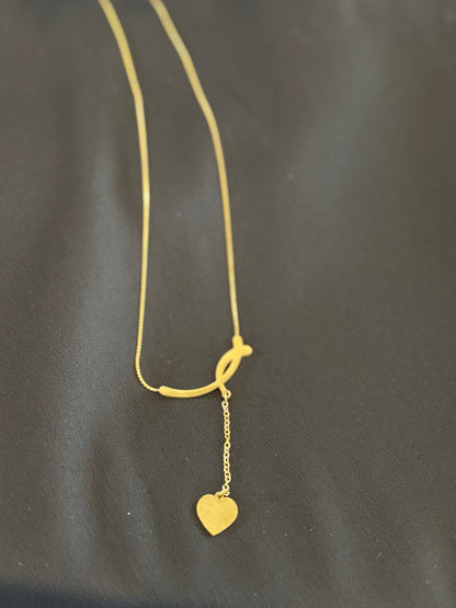 Imperial Roots Necklace with Stainless Steel Chain - with Pendant