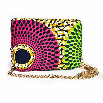 African print purse